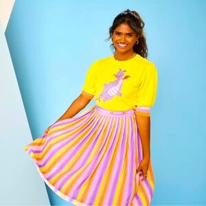 Disney Parks Dress Shop Epcot Center Figment Skirt XS